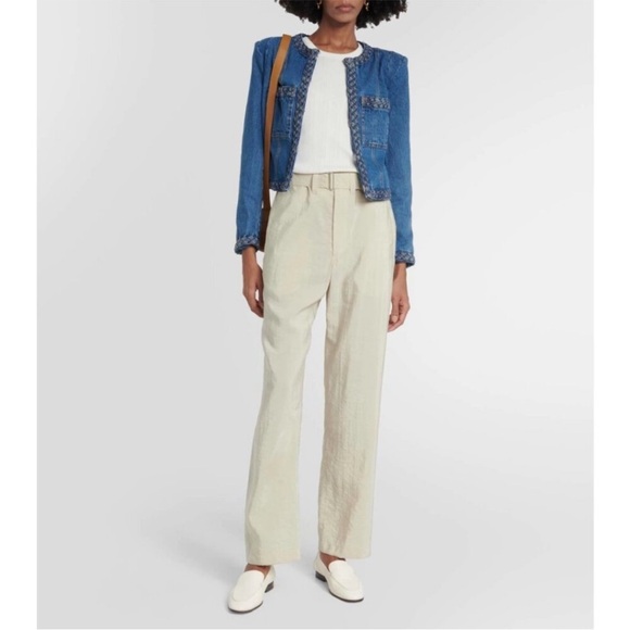 Veronica Beard Arrowe Medium Wash Denim Jacket - Picture 11 of 14